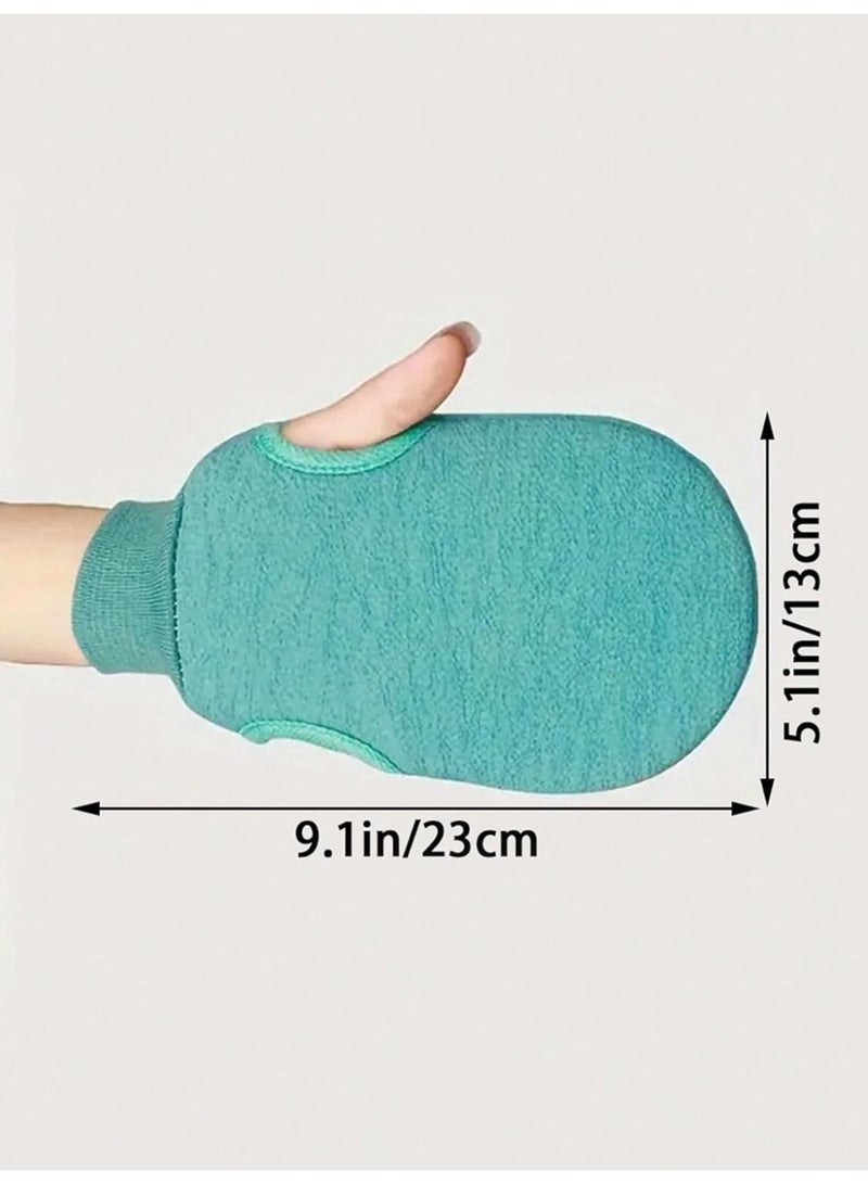 Shein 1pc Exfoliating Bath Body Scrub Cleaning Mitt, Dead Skin Removal Glove, Dual-Sided Body Cleaning Tool For SPA Foam Massage, Exfoliating Towel, Reversible Bath Mitt For Peeling, Suitable For Hydrotherapy, Massage And Body Scrubbing, Body Scrub Bath Accessories, Dead Skin Remover And Face Massager, Comes With Multi-Color Deep Cleansing Bath Towel - Image 3
